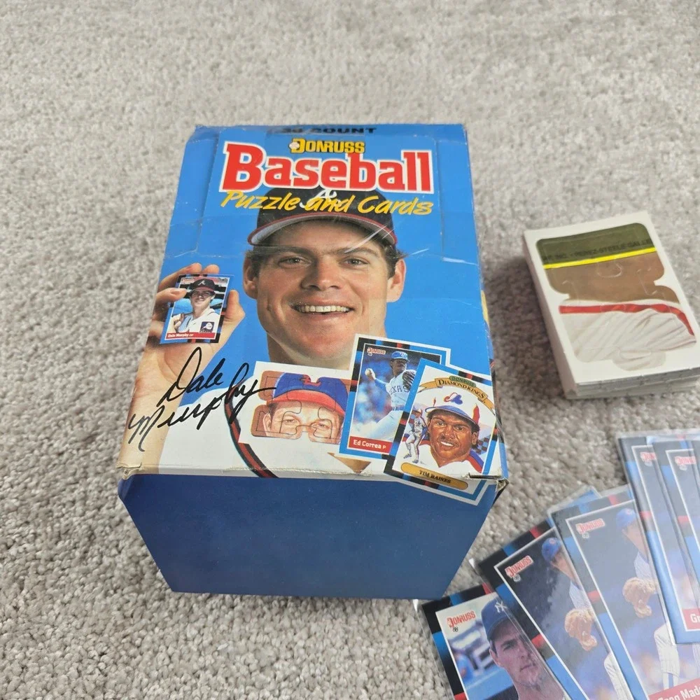 Large Lot‎ Donruss Baseball Cards 1988 Stan Musial Puzzle Cards Stars, HOF, etc.